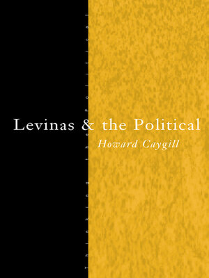 cover image of Levinas and the Political